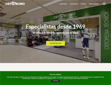 Tablet Screenshot of ortoprono.es